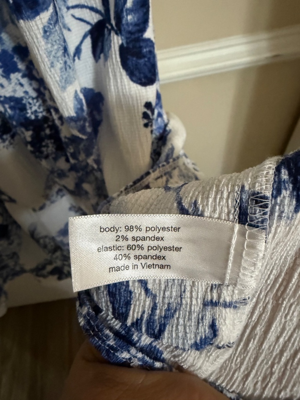 Lane Bryant 18/20 Blue and white sleeveless maxi dress - Picture 4 of 4
